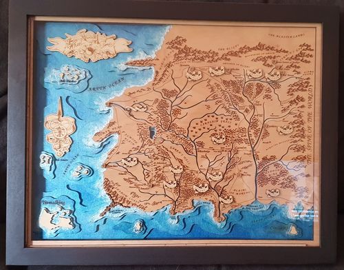 Customer photo review of THE WHEEL OF TIME 3D MAP