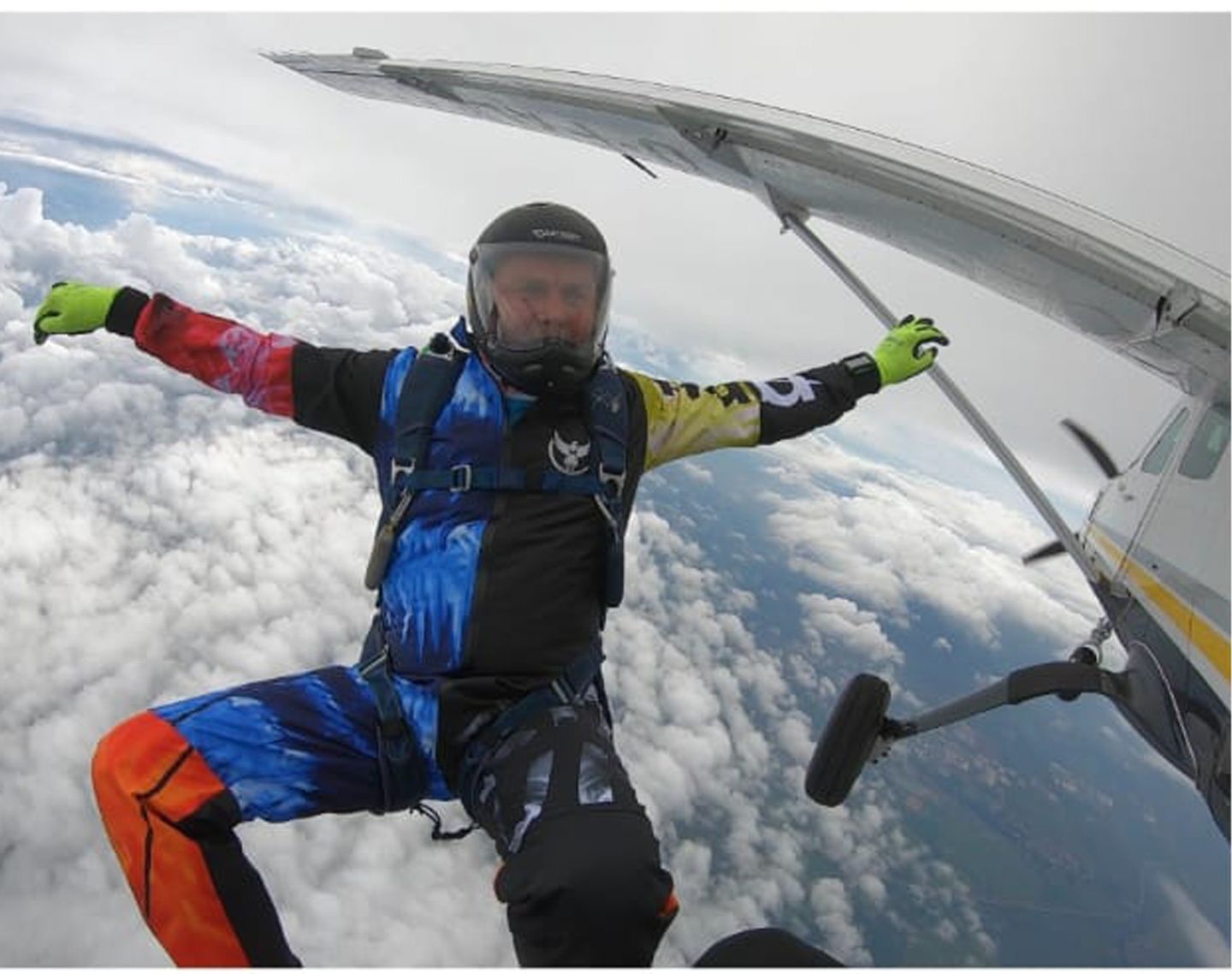 Customer photo review of Latest Design Freefly Skydiving Sublimation Suit No-06