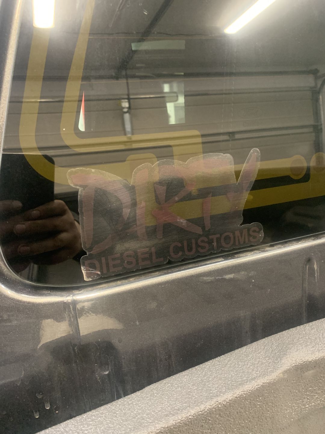 Customer photo review of Dirty Diesel Decals