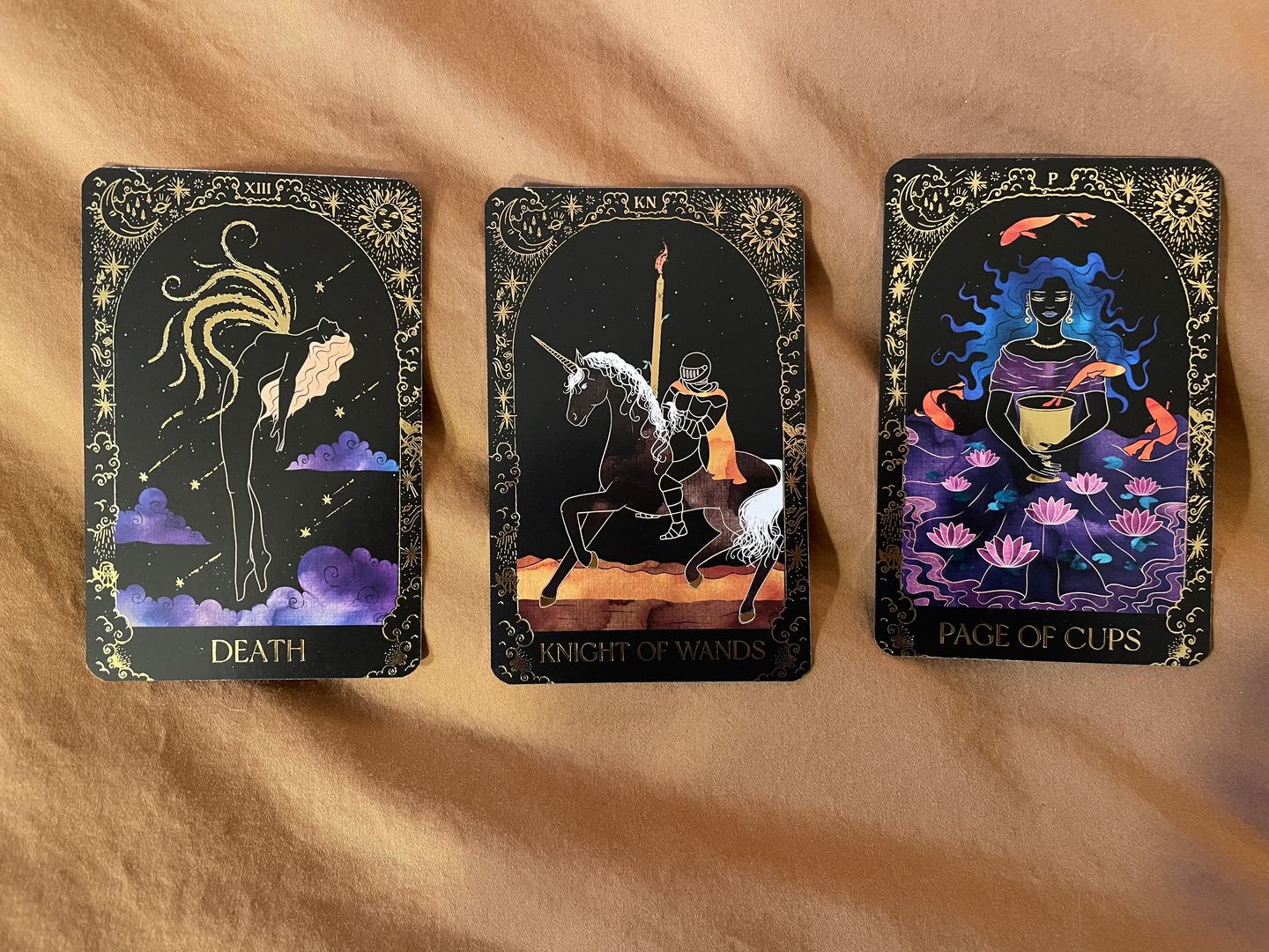 Customer photo review of Dreamy Moons Tarot