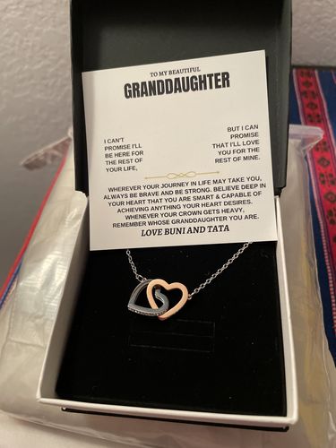 Customer photo review of To My Granddaughter - Personalized Beautiful Gift Set - SS117