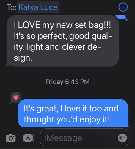 Customer photo review of The Bette Set Bag