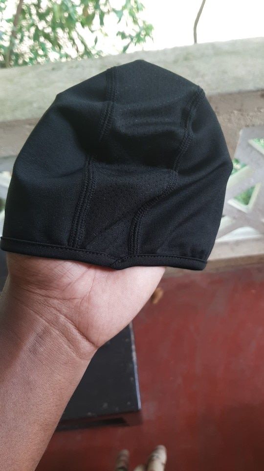 Customer photo review of Cooling Helmet Liner Skull Cap