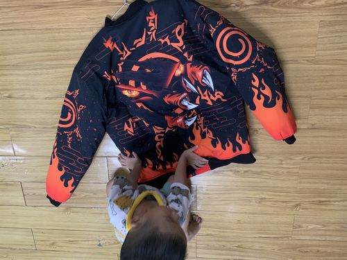 Customer photo review of Naruto Four Symbols Seal Bomber Jacket Cosplay Costumes