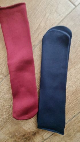 Customer photo review of Velvet Solid Thickened Warm Snow Socks