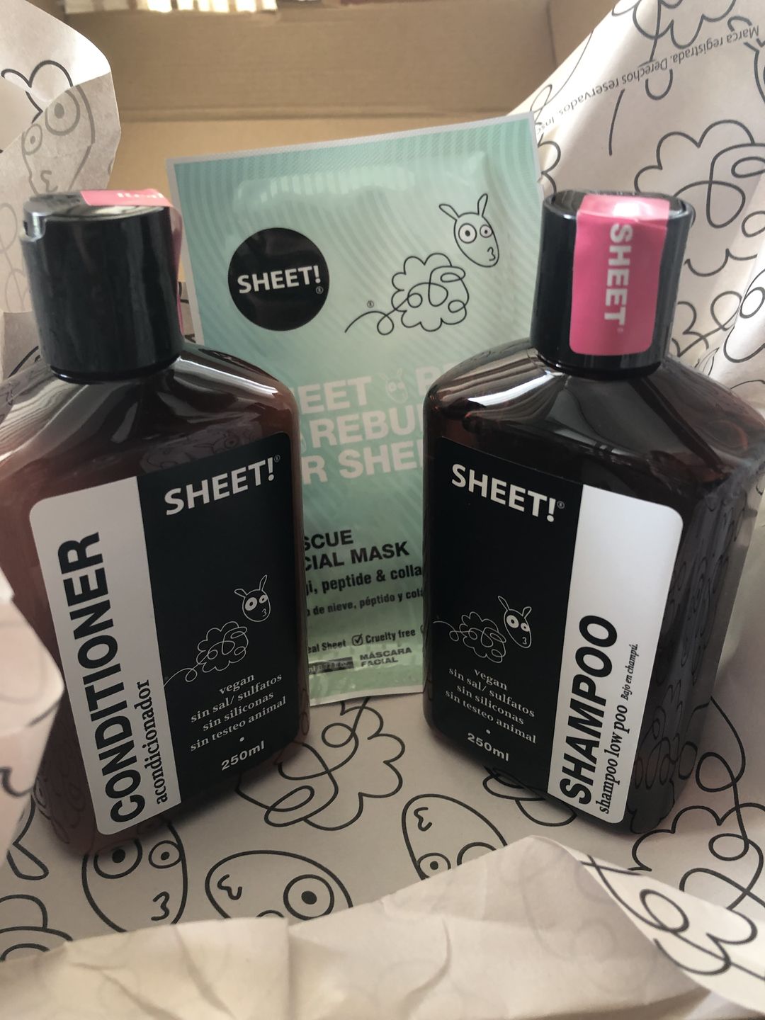Customer photo review of Shampoo + Acondicionador Low Poo