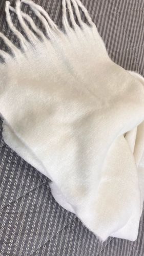 Customer photo review of Luxury Cashmere Thick Warm Solid Scarf