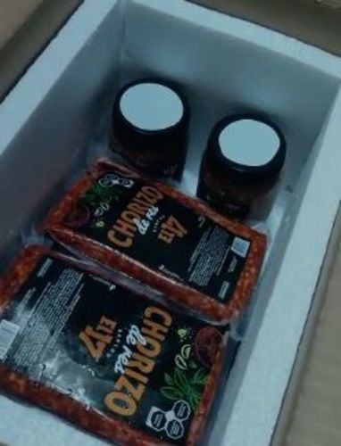 Reseña con foto de un cliente sobre Chorizo de Res