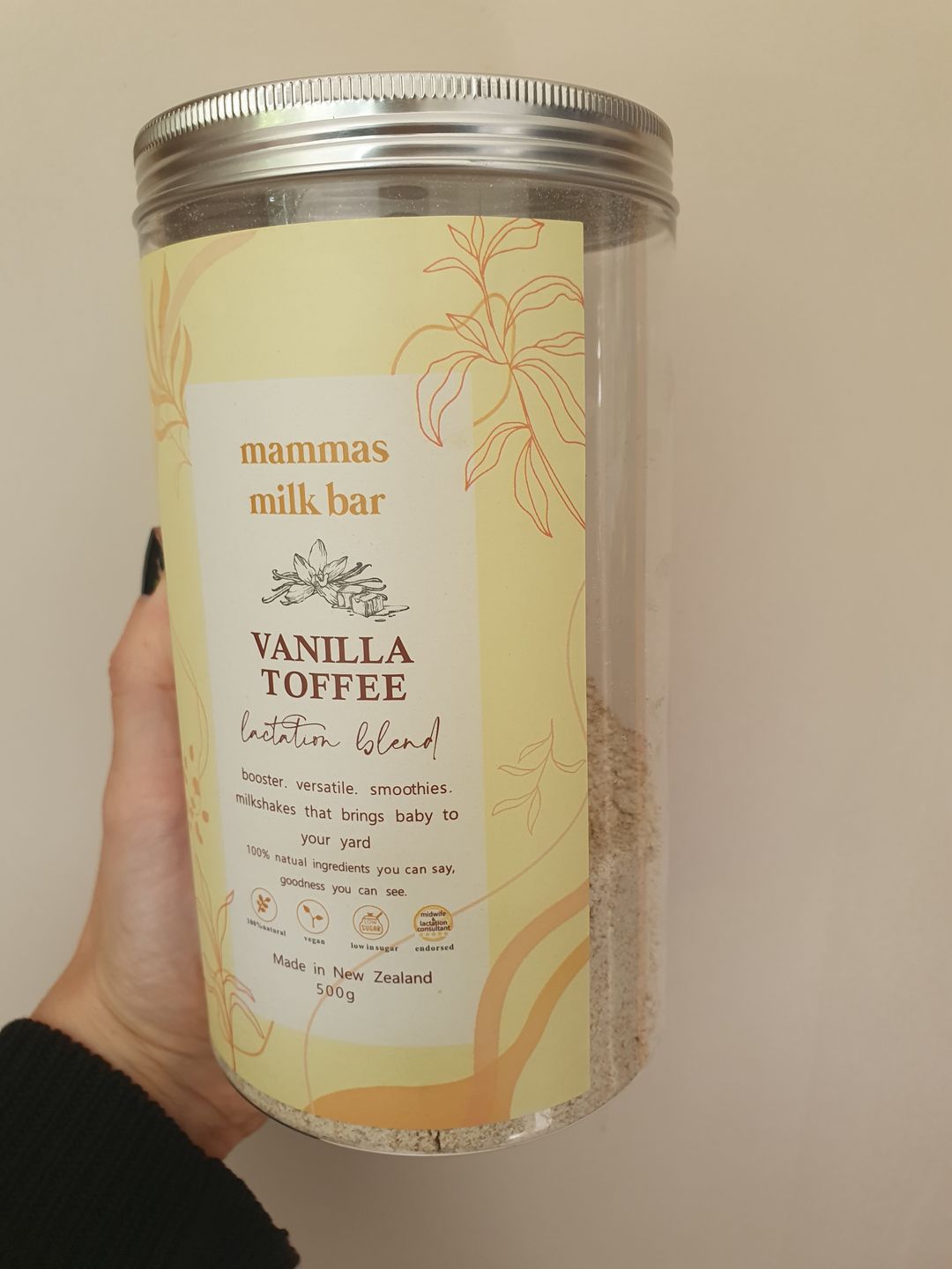 Customer photo review of Vanilla Toffee Lactation Blend