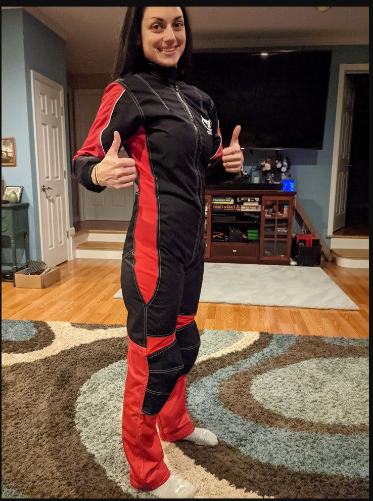 Customer photo review of Freefly Skydiving Suit Red SE-01