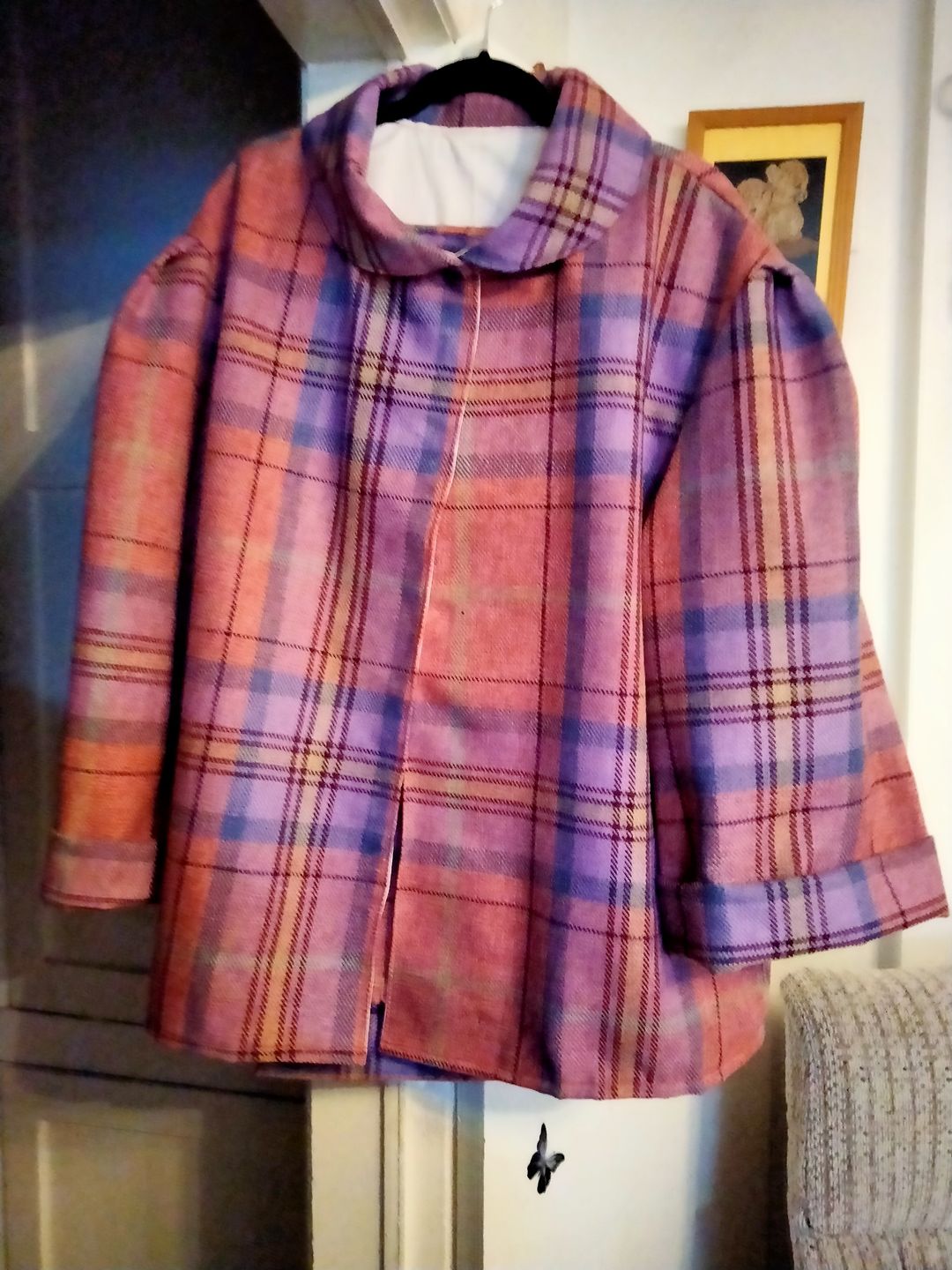 Customer photo review of Tartan Wool Touch Fabric