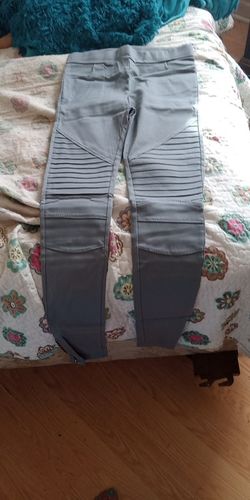 Customer photo review of High Waisted Chic Elegant Solid Color Workwear Trouser Pants