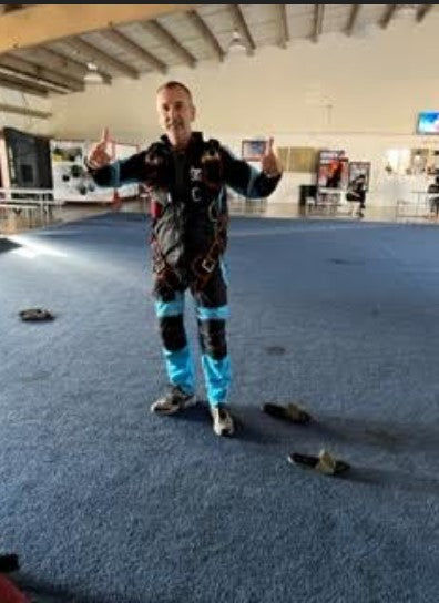 Customer photo review of Freefly Skydiving Suit Turquoise SE-01