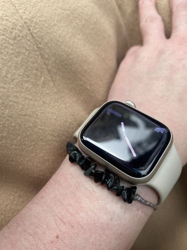 Customer photo review of Black Tourmaline Bracelet