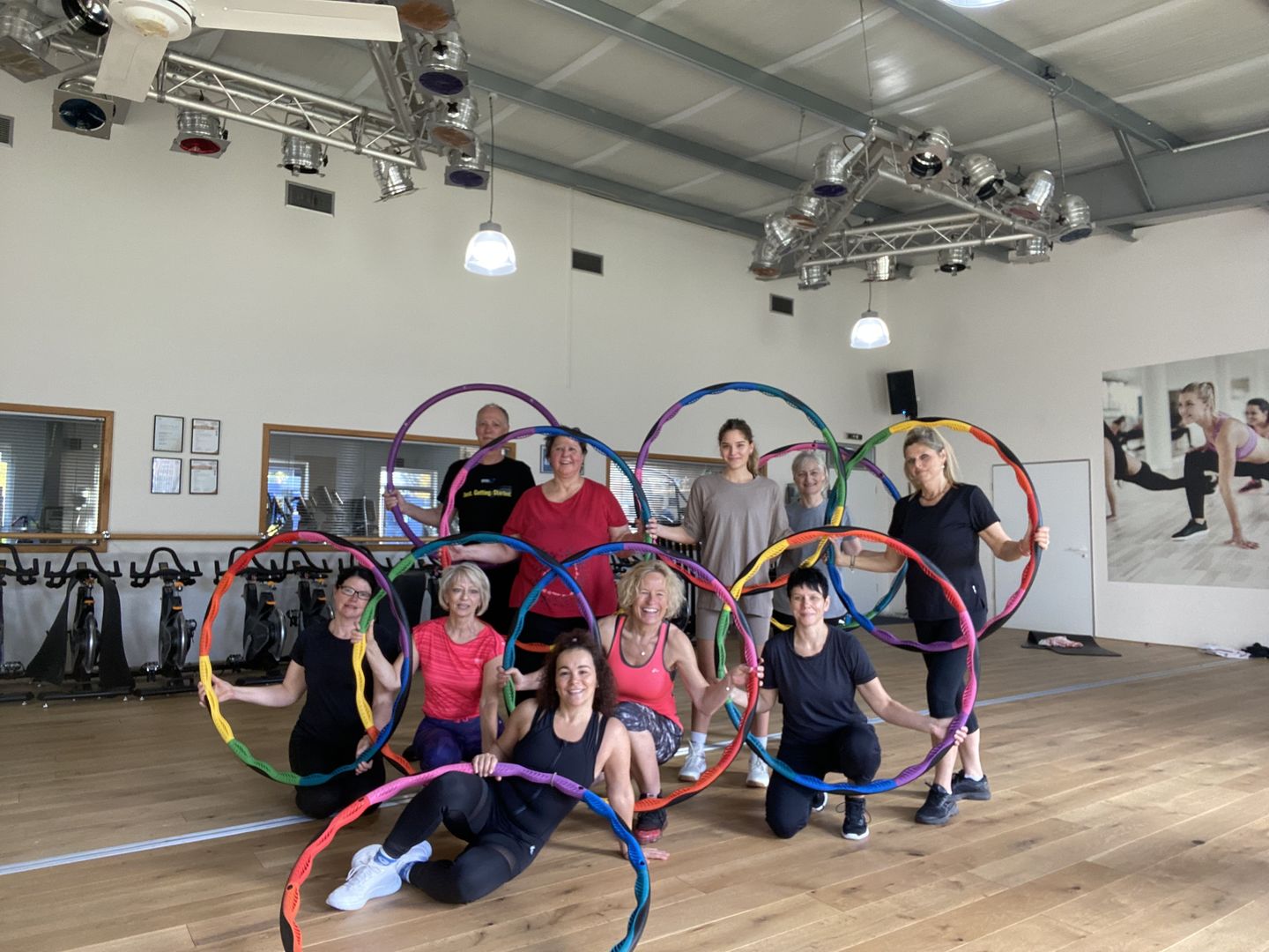 Customer photo review of Powerhoop Deluxe Weighted Hula Hoop 1.9kg