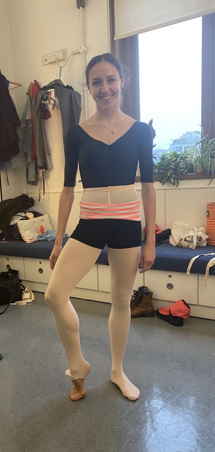 Customer photo review of Ballet Tights Convertible - Pink