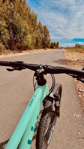 Customer photo review of Bicicleta Mountain Bike Tempt 2 Celeste Aro 27,5