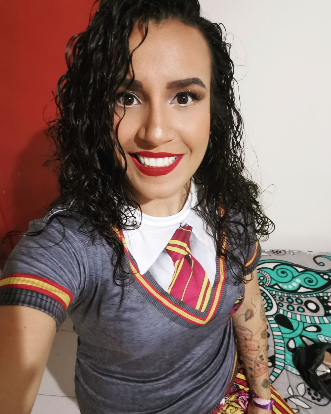 Customer photo review of Playera Pijama Uniforme Gryffindor