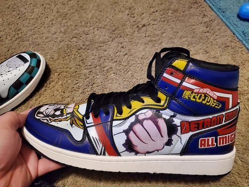 Customer photo review of My Hero Academia Deku Shoes Custom Sneakers