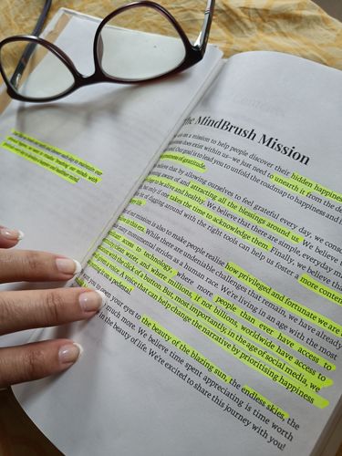 Customer photo review of Mindbrush Journal