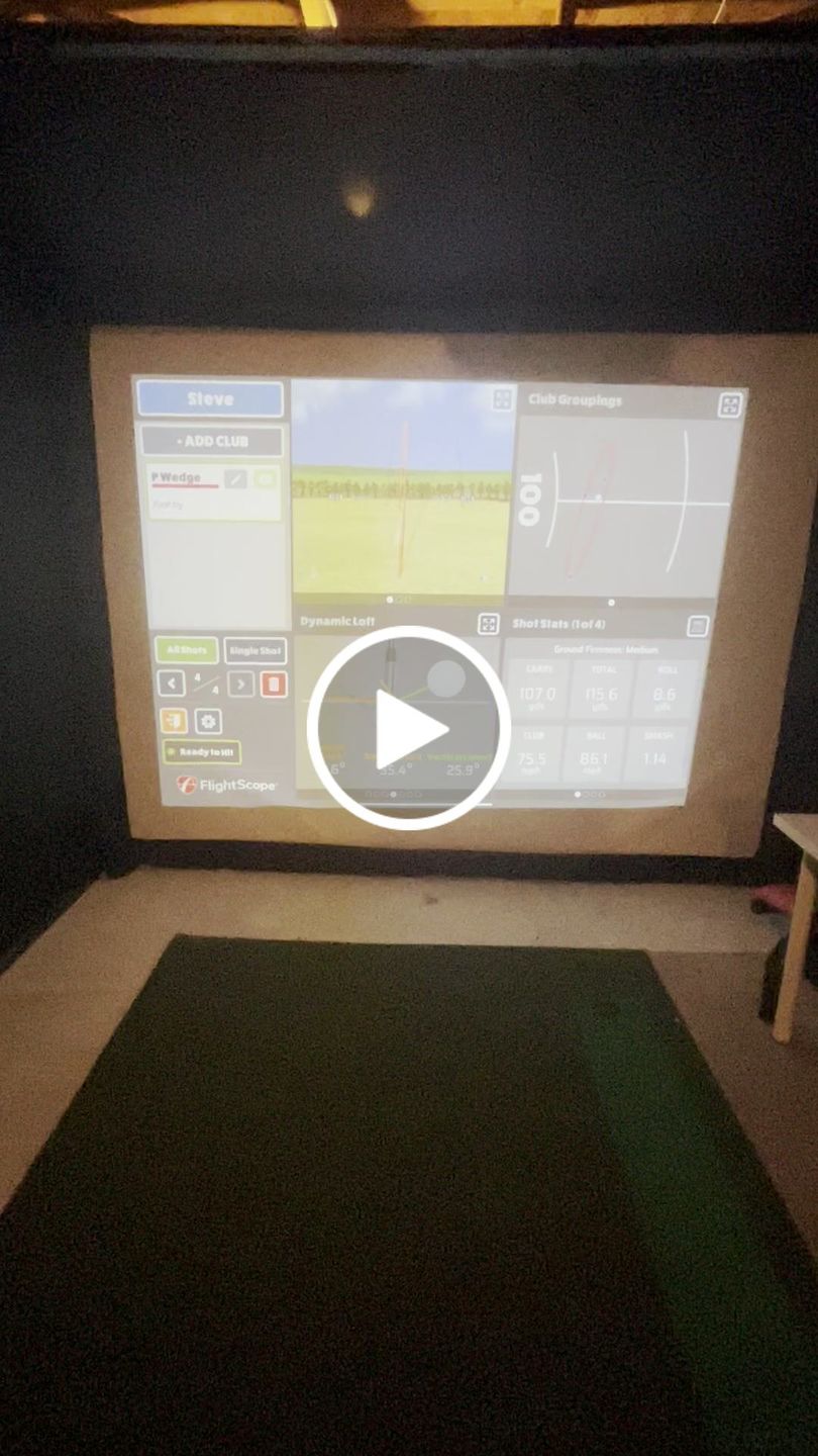 Customer video review of FlightScope Mevo+ PerfectBay Golf Simulator Package