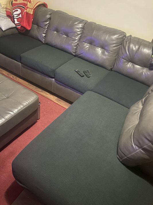 Customer photo review of (Christmas Hot Sale )Sofa Cushion Cover