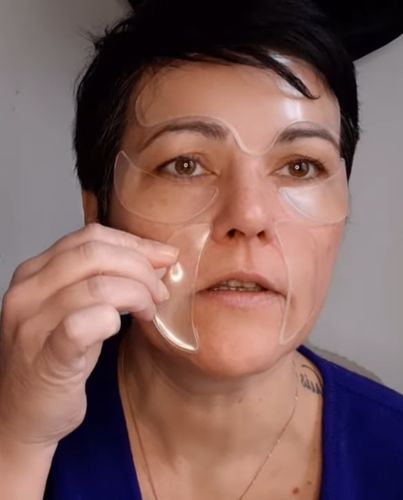 Customer photo review of Patchs Visage Anti-Rides Fontanay™ Réutilisables