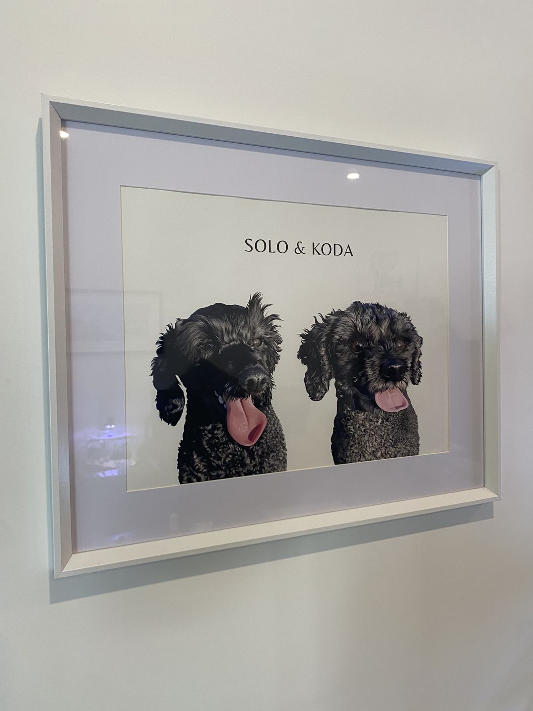 Customer photo review of Two-Pet Portrait