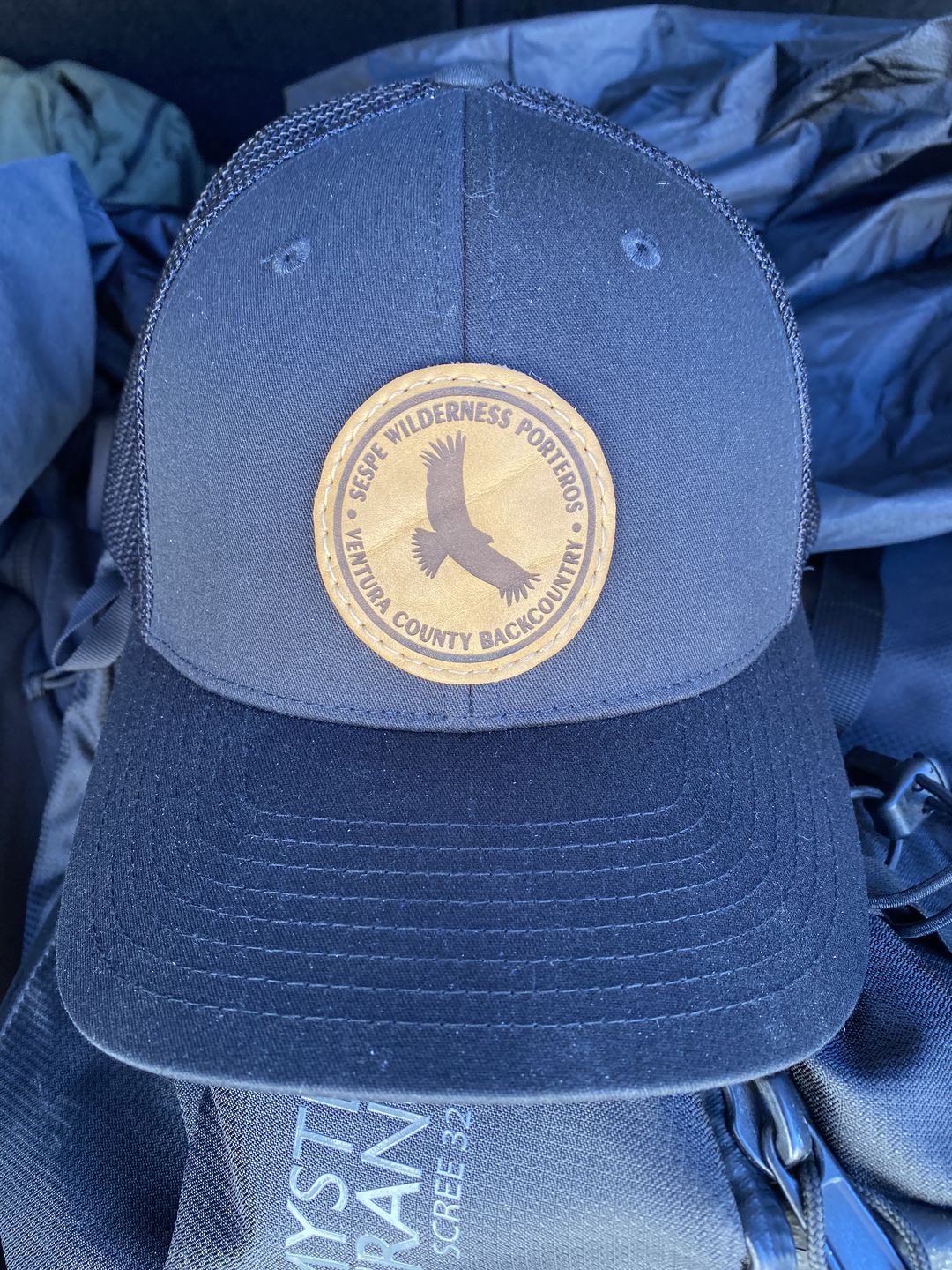 Customer photo review of Richardson 110 Flexfit Custom Leather Patch Hat