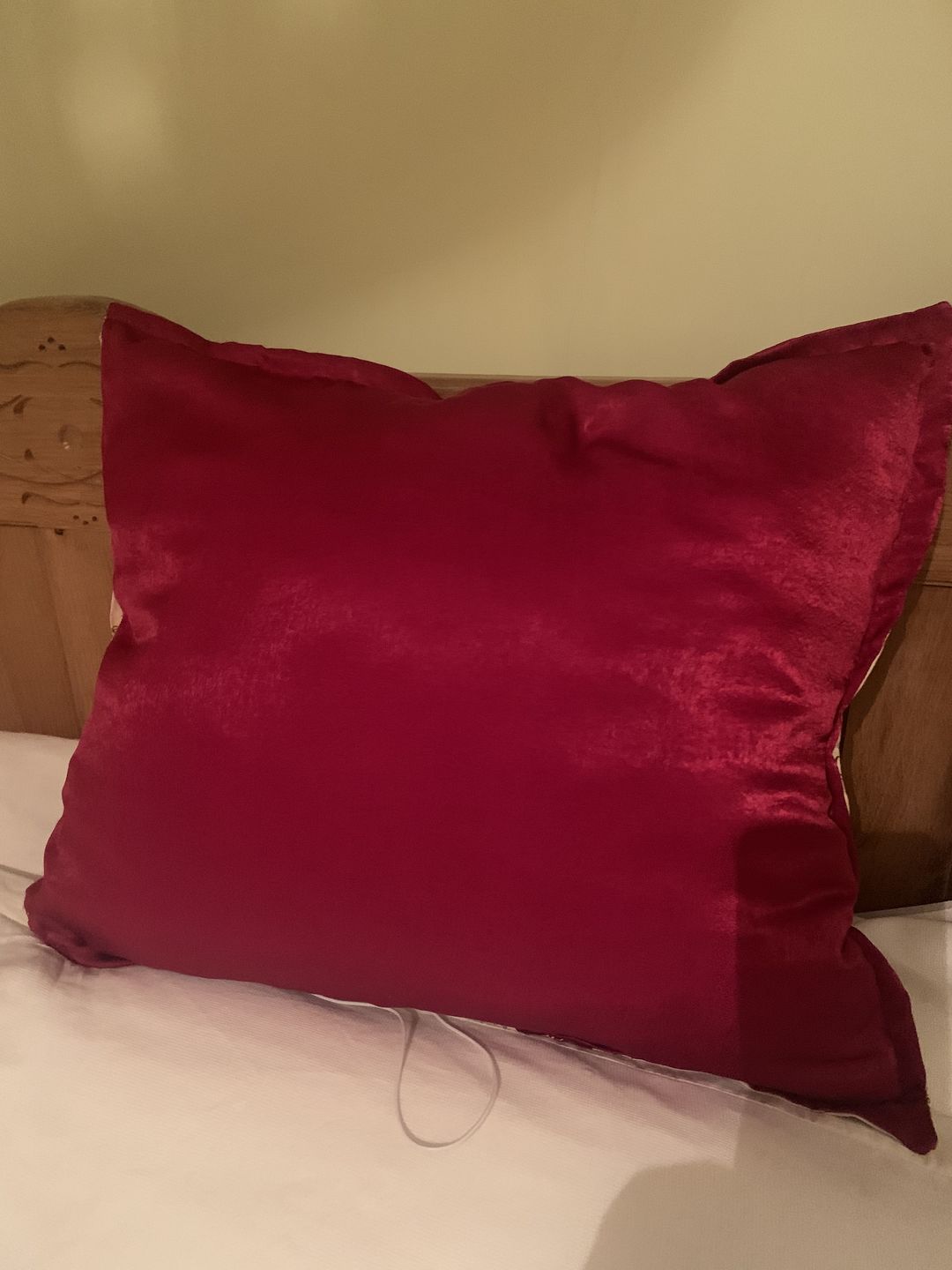Customer photo review of Velvet Touch Satin Fabric