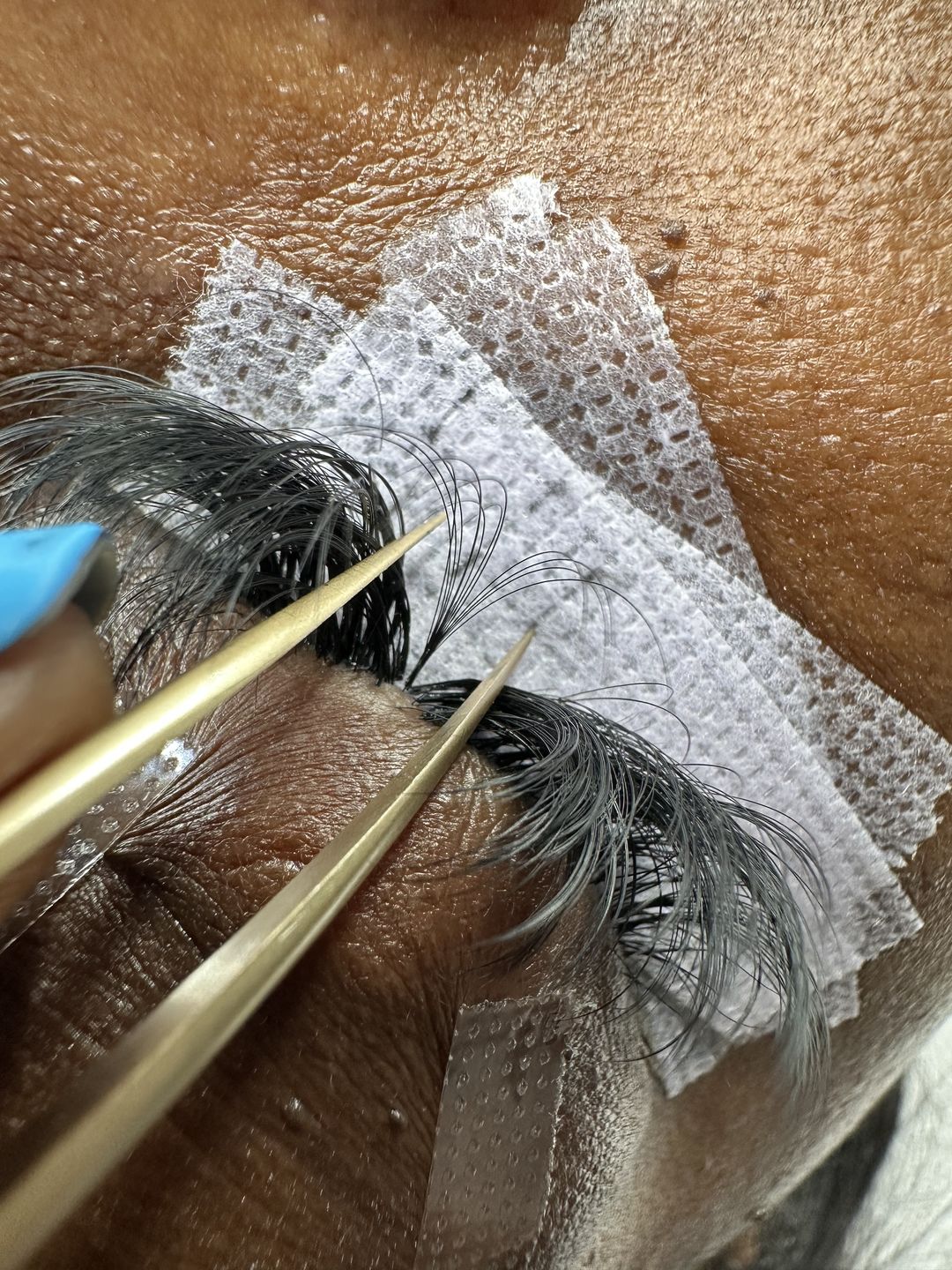 Customer photo review of Cashmere Volume Lash Extensions 0.03mm