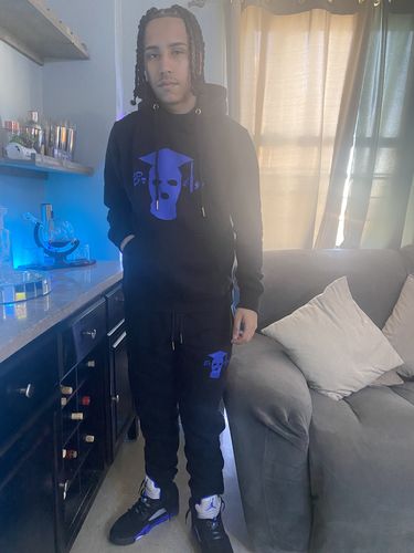Customer photo review of GRADUATION RACER BLUE SWEATSUIT
