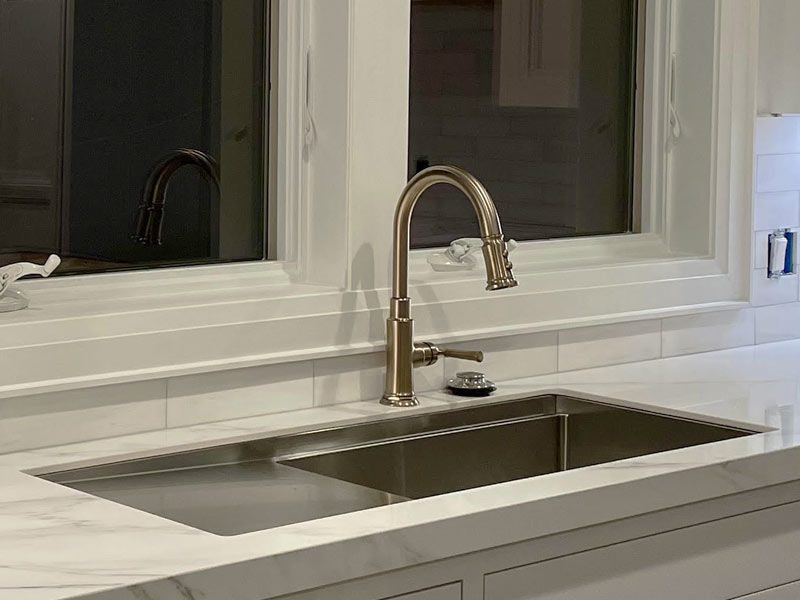 Customer photo review of 47" Undermount Drainboard Workstation Sink – 16 Gauge Stainless Steel Single Bowl – 10" Deep – Reversible – Seamless Drain (5LPS27c-10)