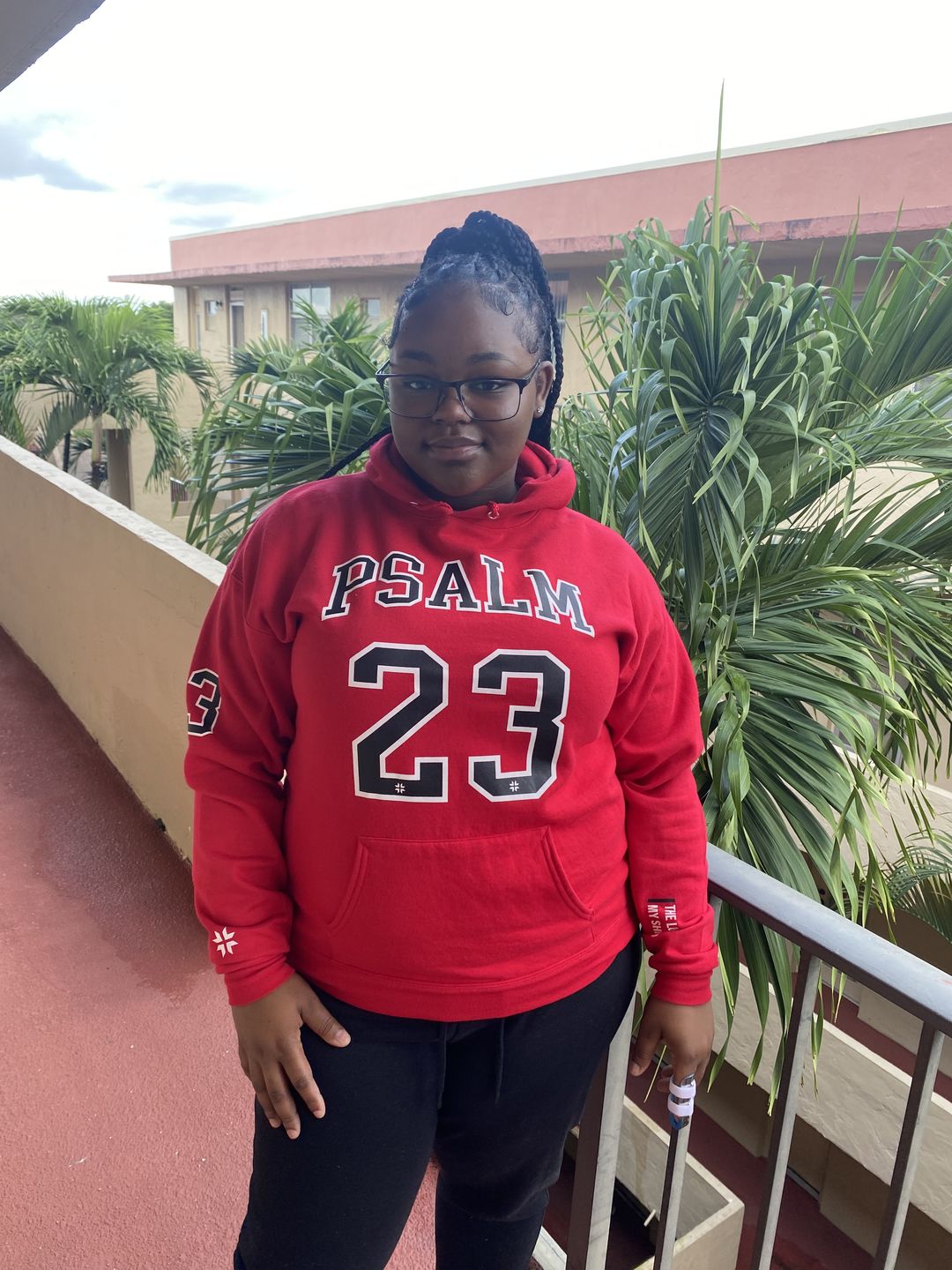 Customer photo review of PSALM 23 Hoodie