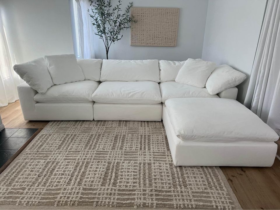 Customer photo review of Cloud Classic | 4-Piece Closed Modular Sofa
