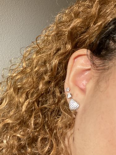 Customer photo review of “In your dreams” studs