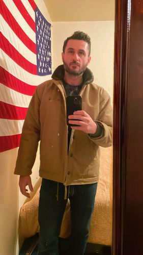 Customer photo review of 1940s USN 3rd Type N-1 Woolen Deck Jacket - Khaki Stencil