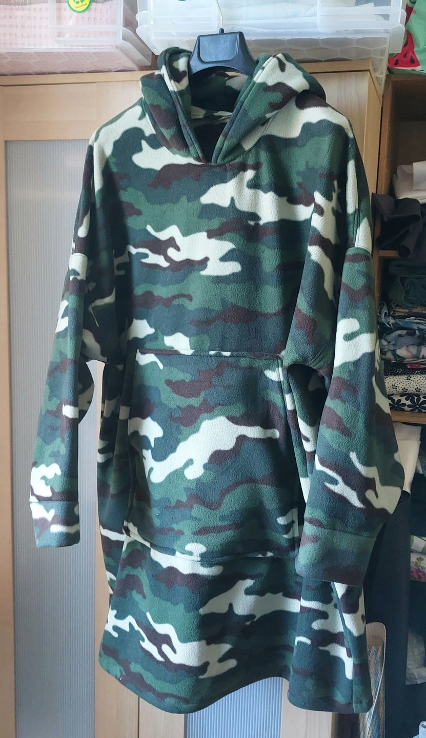 Customer photo review of Camo Anti Pill Polar Fleece Fabric