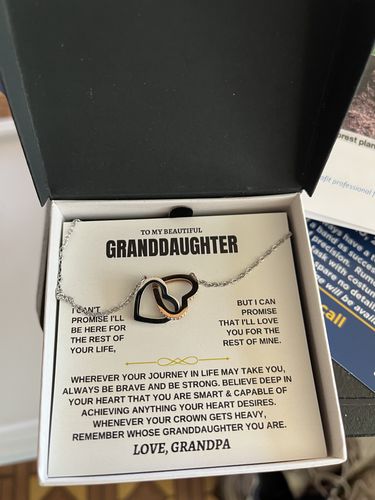 Customer photo review of [ALMOST SOLD OUT] To My Granddaughter - Love Grandpa - Beautiful Gift Set - SS117