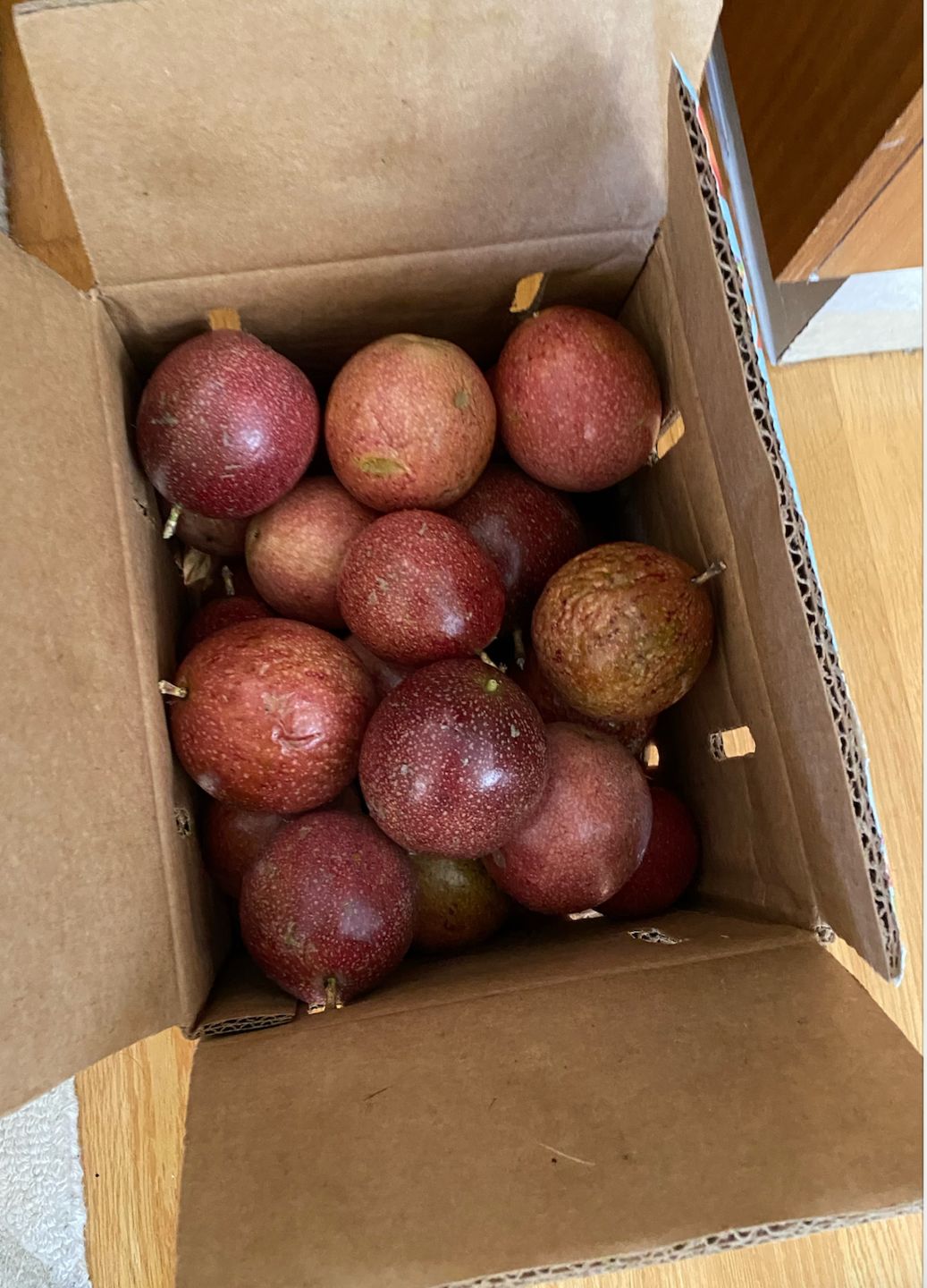 Customer photo review of Purple/Pink Passionfruit (Lilikoi) Box