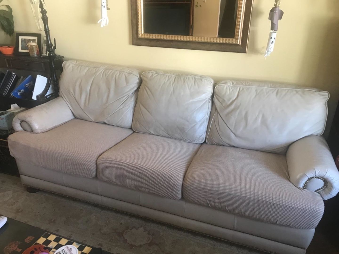 Customer photo review of (Christmas Hot Sale )Sofa Cushion Cover