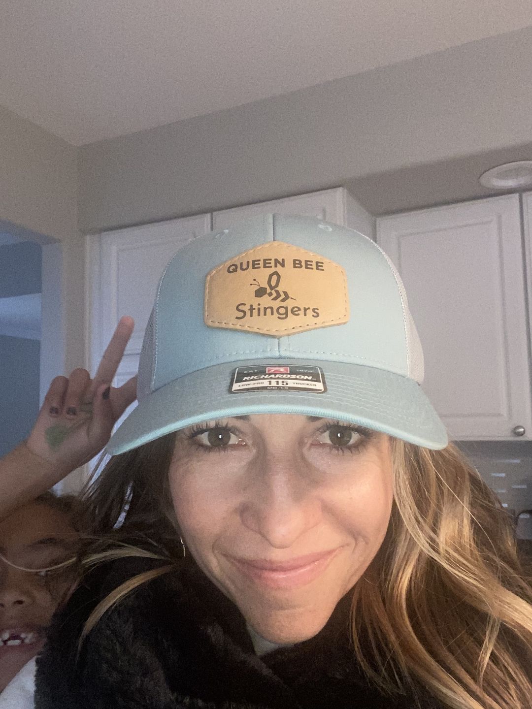 Customer photo review of Richardson 115 Custom Leather Patch Hat