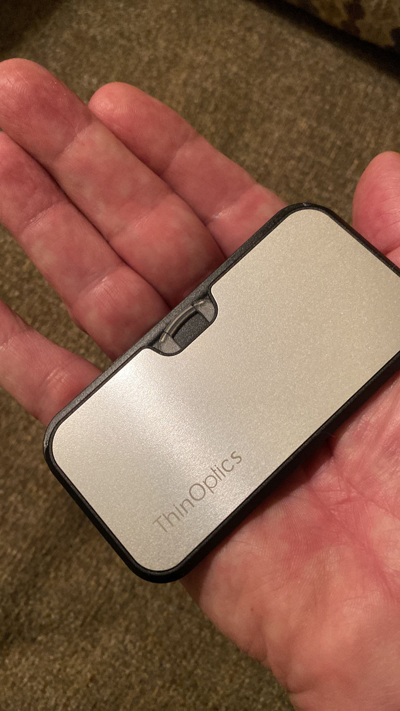 Customer photo review of Readers + Black Keychain Case