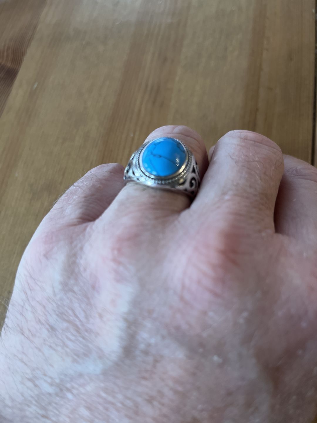 Customer photo review of Blue Eyes- 925 Silver