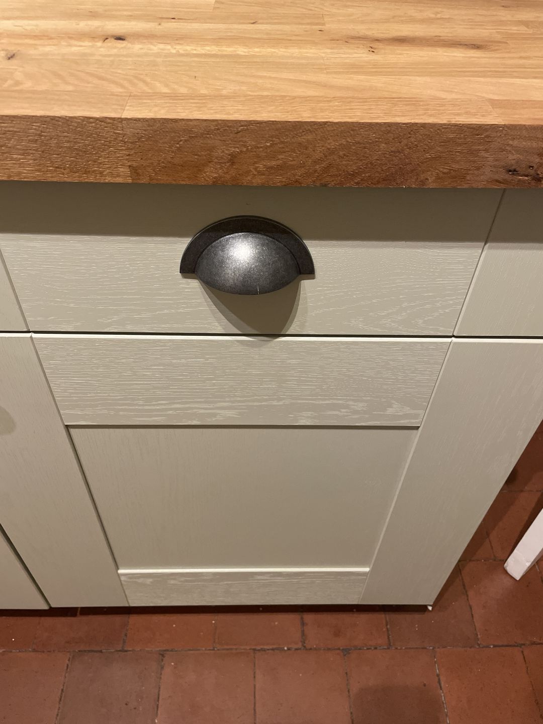 Customer photo review of Monmouth Iron Cupboard Handles