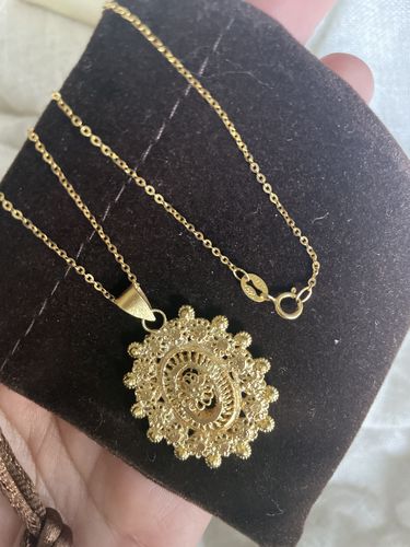 Customer photo review of Mini Relikaryo Pendant Necklace
