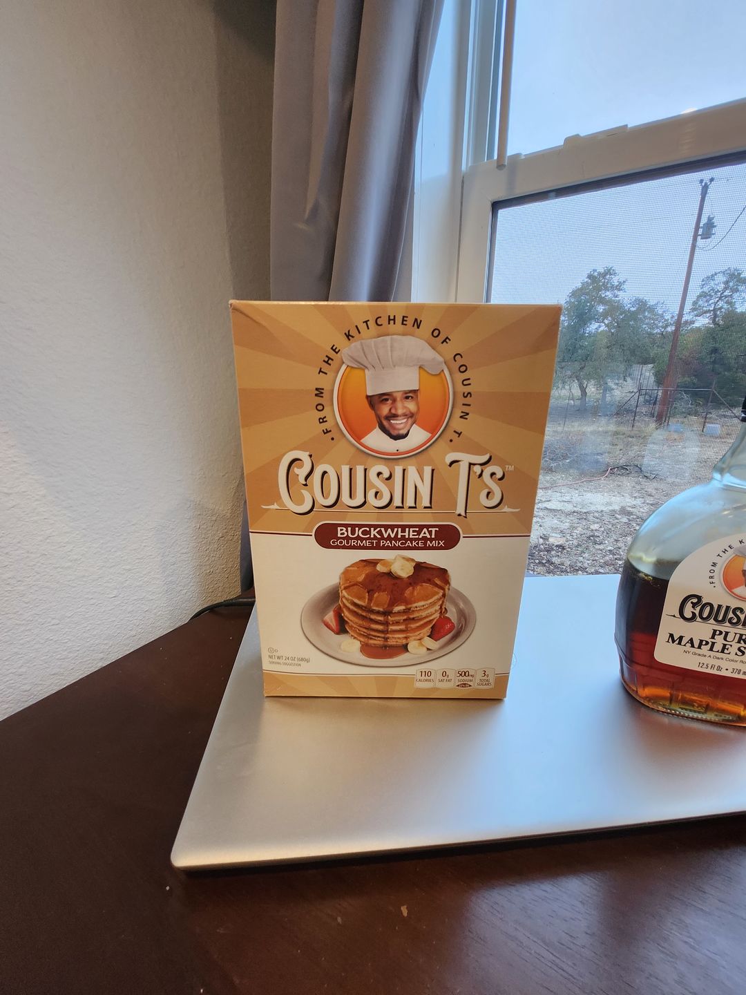 Customer photo review of Cousin T's Buckwheat Gourmet Pancake Mix 2 Pack