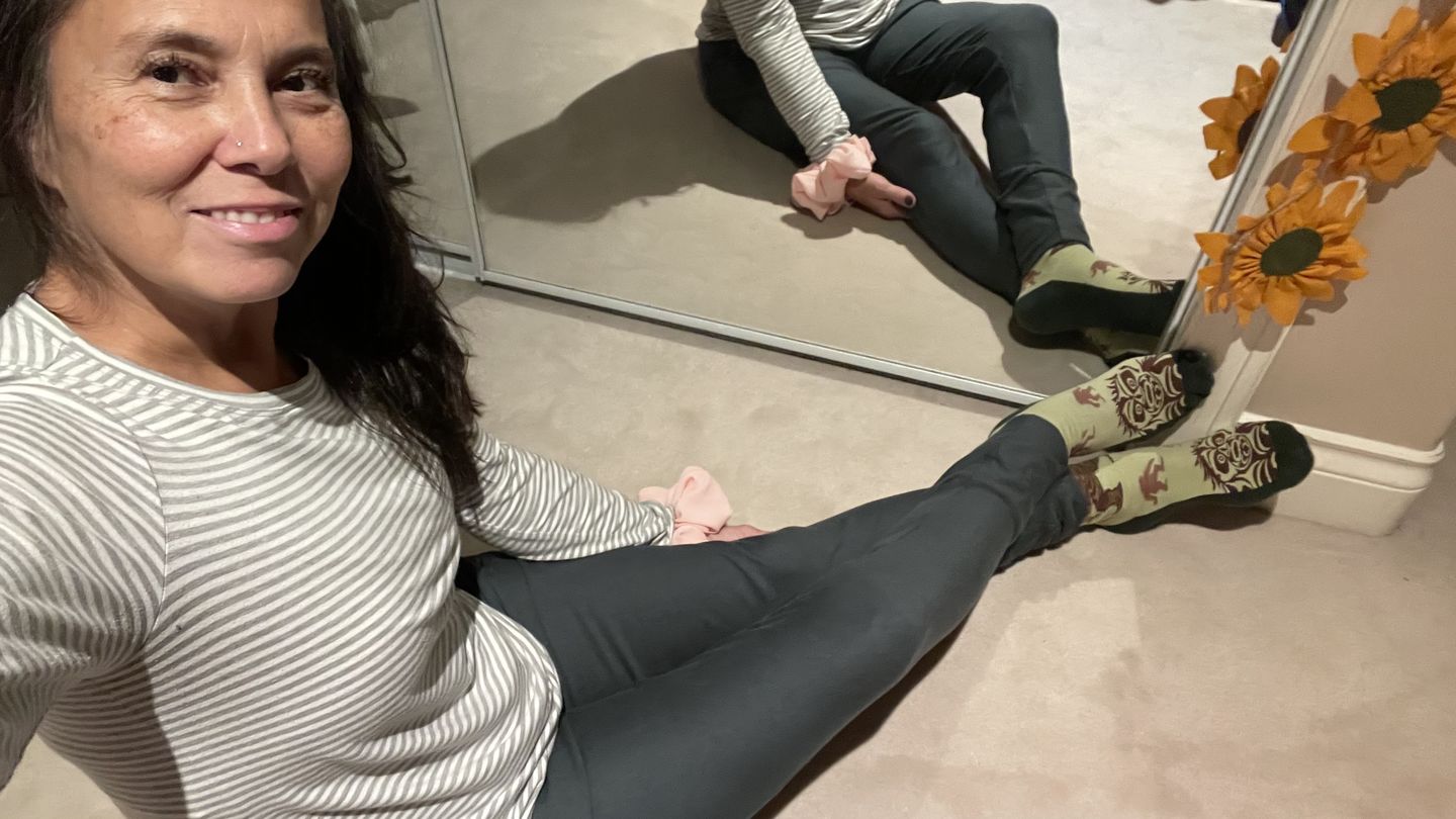 Customer photo review of *Freshly Baked* Cuff Pants