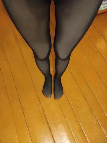 Customer photo review of Rosa - Warme Winterstrumpfhose