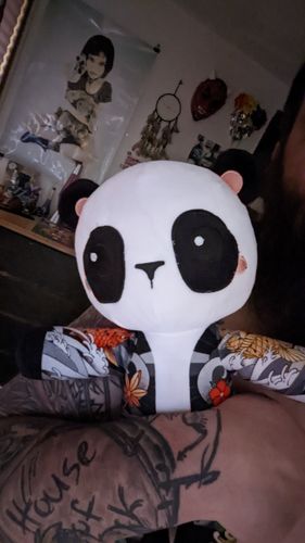 Customer photo review of Kenji the Psychiatrist Panda